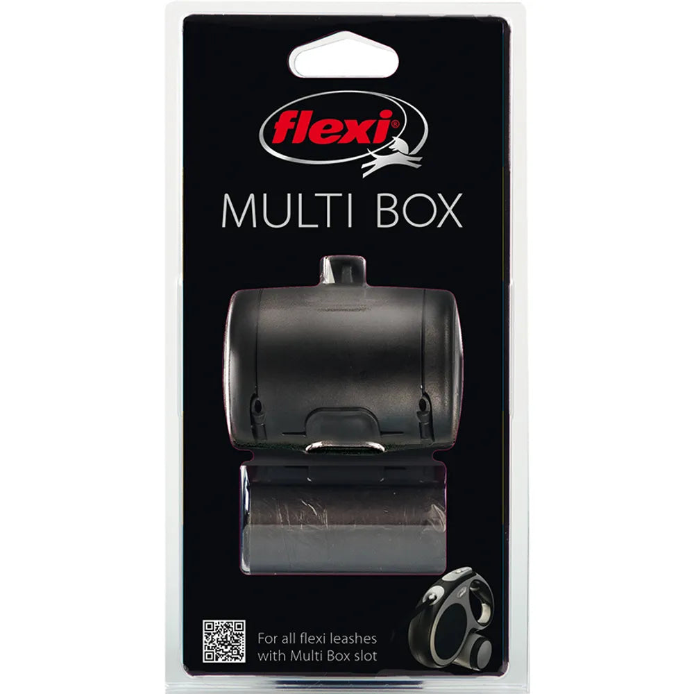Flexi Multi Box – Smidig Förvaring för Godis eller Bajspåsar 🐶🖤