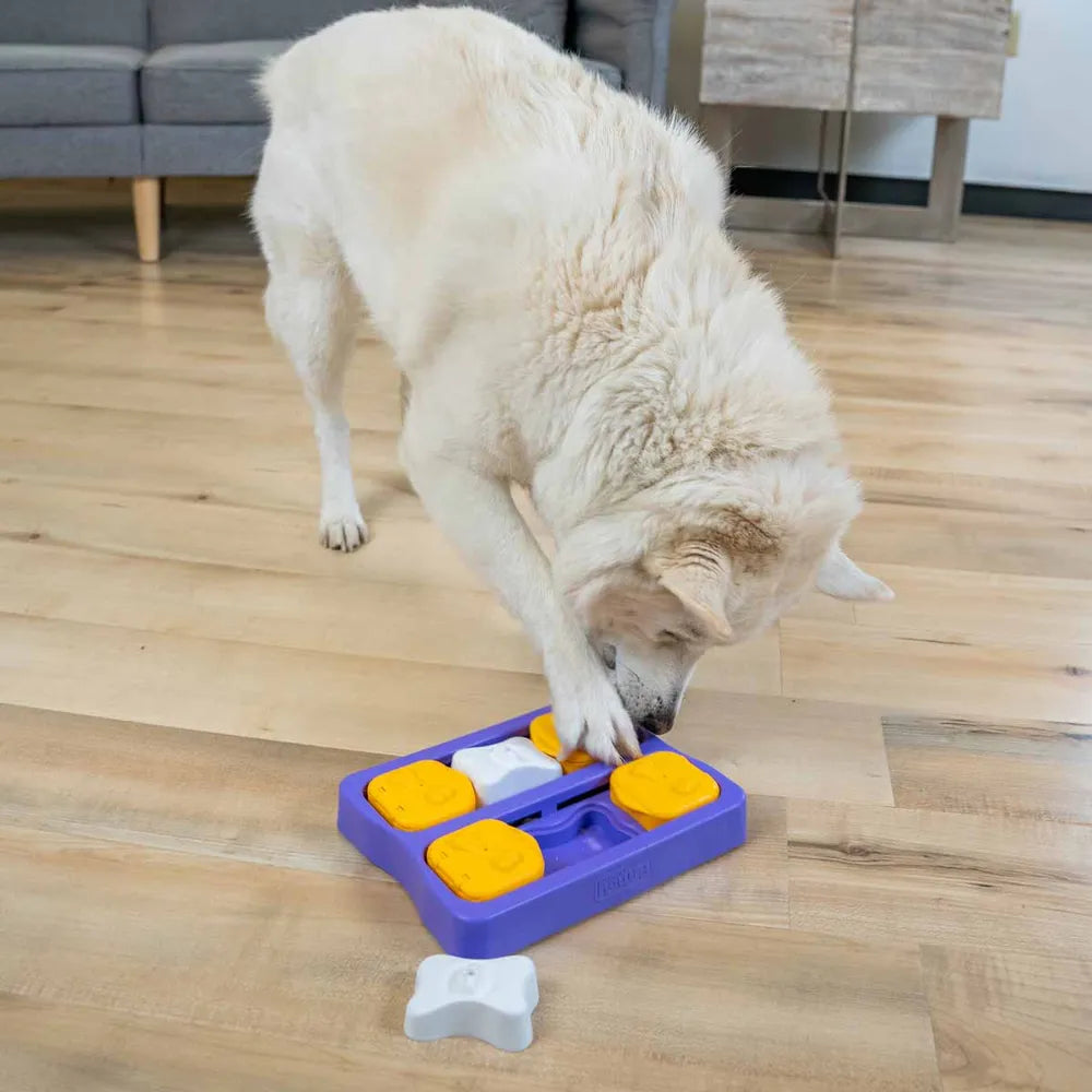 Nina Ottosson Dog Brick Small – Aktiveringsspel för Hund (Nivå 2) 🧠🔓