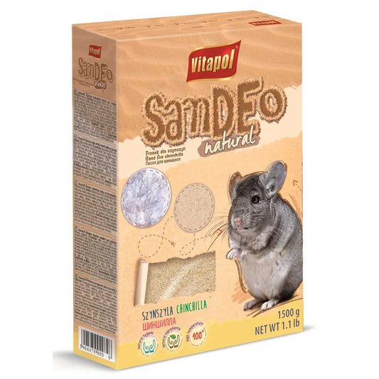 Vitapol Chinchillasand 1,5 kg – Lyxigt bad för fluffig päls 🛁✨🐭