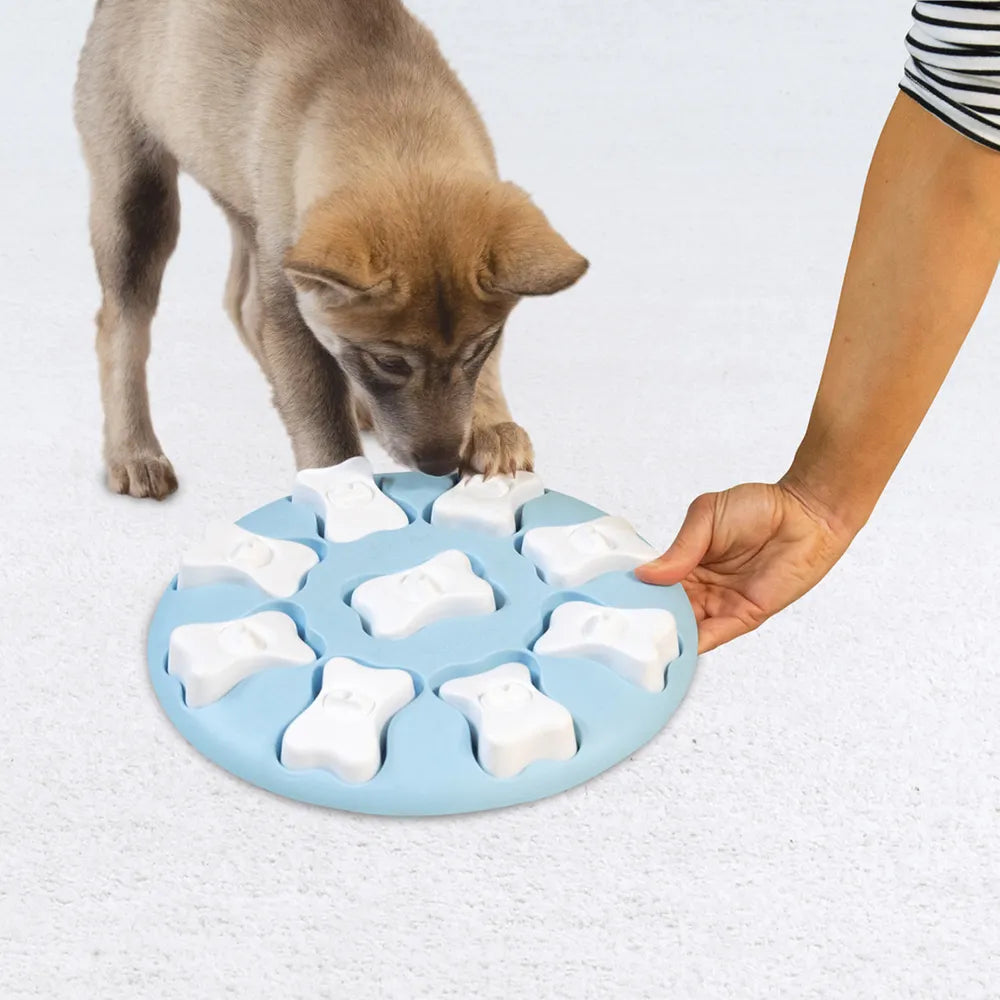 Nina Ottosson Puppy Smart Blå – Aktiveringsspel för Hund (Nivå 1) 🧠🐾