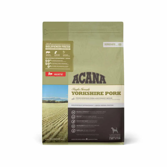 ACANA Yorkshire Pork – För fyrbenta finsmakare med känslig mage 🐷💛