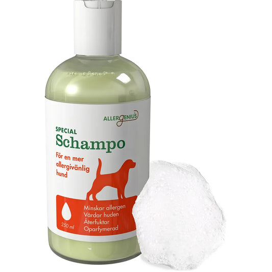 🐾 Allergenius Specialschampo – Skonsamt & smart för känslig hud 💧🐶