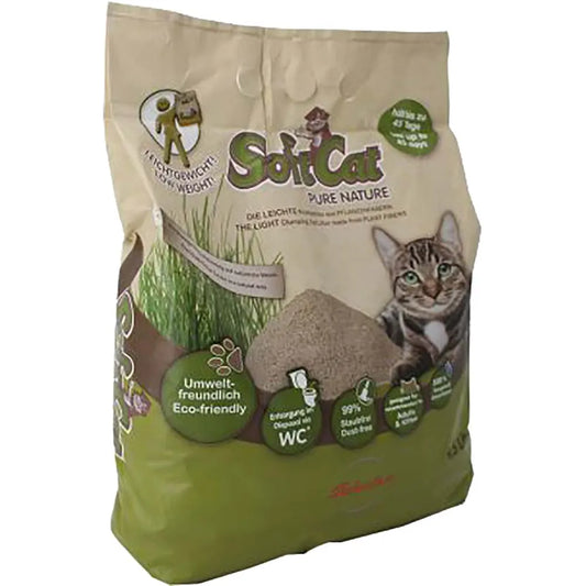 Soft Cat Pure Nature – Superlätt, snäll & naturlig kattsand 🌱🐾