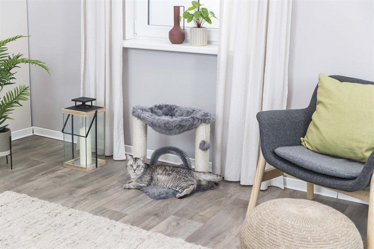Klösmöbel Baza (med ryggborste) – Fluff, Klös & Massage i Ett! 🪮🐾💆‍♂️✨