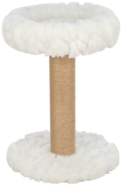 Klösmöbel Mirella 55 cm – Vintervit Dröm med Mjuk Bädd 🐱❄️🛏️