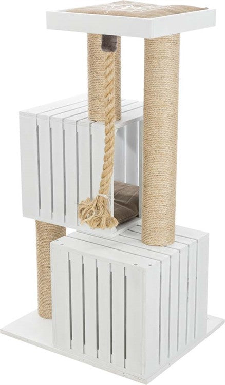 BE NORDIC Skadi 114 cm – Stilren Klösmöbel med Marina Vibes & Högt Utkikstorn! 🐾🌊⚓