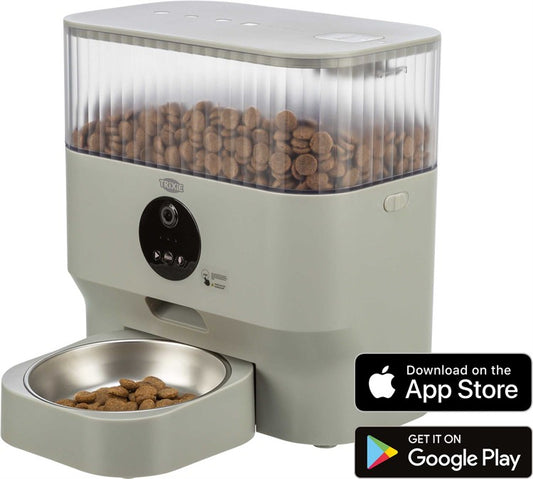 Trixie Smart Foderautomat 5.0L – Appstyrd med Kamera & Ljud 🎥🐾🌱