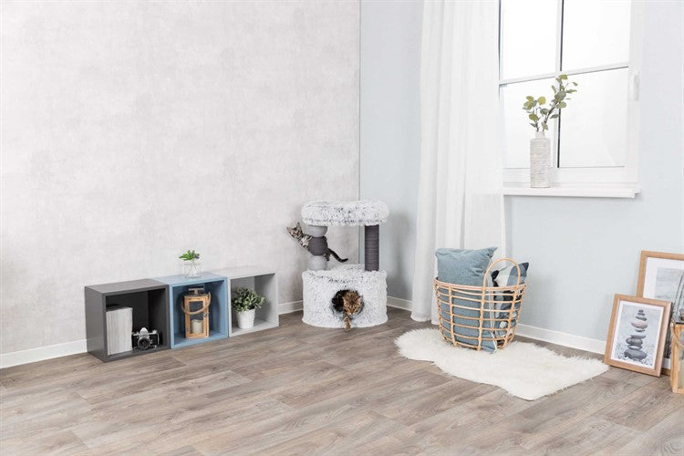 Klösmöbel Harvey 73 cm – Fluffig Designbomb med Bädd & Grotta! 🐾☁️❄️