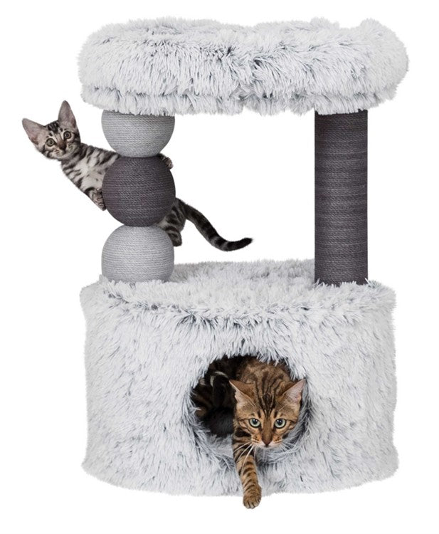 Klösmöbel Harvey 73 cm – Fluffig Designbomb med Bädd & Grotta! 🐾☁️❄️