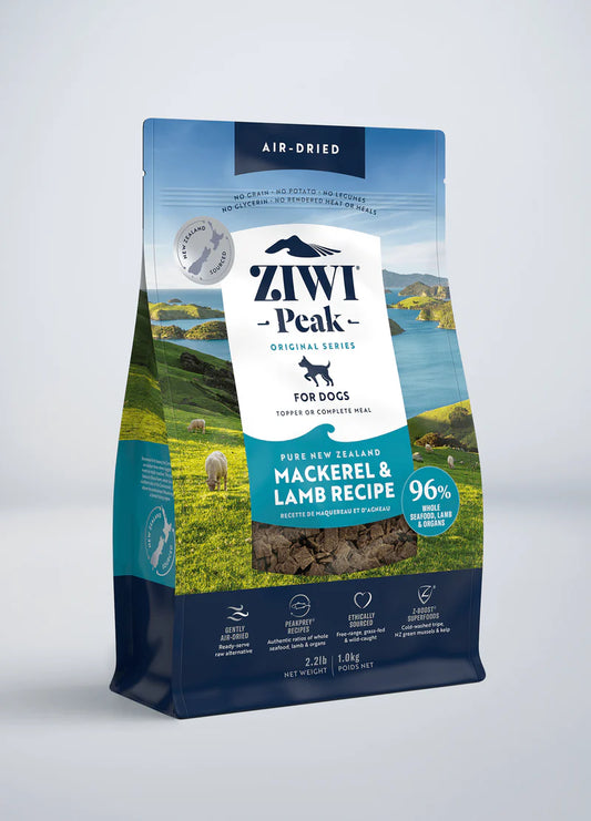 Ziwi Peak Makrill & Lamm – Hav & Gård i Perfekt Harmoni 🐟🐑