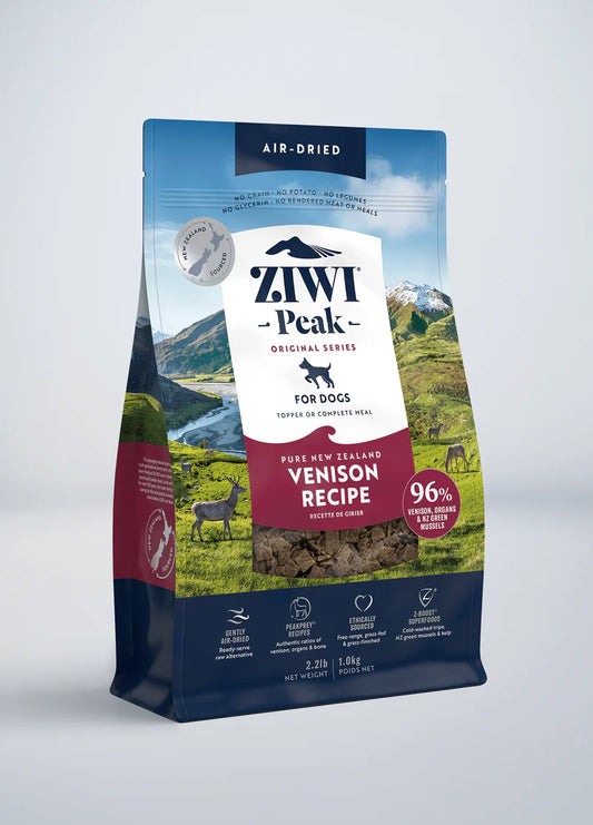 Ziwi Peak Hjort – Lufttorkat Lyxfoder för Känsliga Hundmagar 🦌🍃